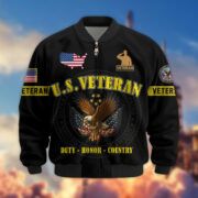 Premium US Veterans Bomber Jacket BPHN190814, Gifts For US Veterans, Gifts On Father's Day, Veterans Day. - Image 27