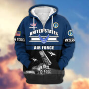 Premium US Veterans Zip Hoodie ATTN260821, Gifts For US Veterans, Gifts On Father's Day, Veterans Day. - Image 26