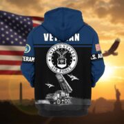 Premium US Veterans Zip Hoodie ATTN260821, Gifts For US Veterans, Gifts On Father's Day, Veterans Day. - Image 27