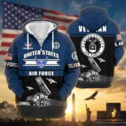 Premium US Veterans Zip Hoodie ATTN260821, Gifts For US Veterans, Gifts On Father's Day, Veterans Day. - Image 28