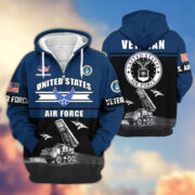 Premium US Veterans Zip Hoodie ATTN260821, Gifts For US Veterans, Gifts On Father's Day, Veterans Day. - Image 28