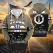 Premium US Veterans Zip Hoodie ATTN260821, Gifts For US Veterans, Gifts On Father's Day, Veterans Day. - Image 10