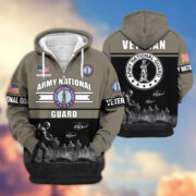 Premium US Veterans Zip Hoodie ATTN260821, Gifts For US Veterans, Gifts On Father's Day, Veterans Day. - Image 10