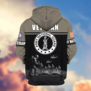 Premium US Veterans Zip Hoodie ATTN260821, Gifts For US Veterans, Gifts On Father's Day, Veterans Day. - Image 9