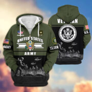 Premium US Veterans Zip Hoodie ATTN260821, Gifts For US Veterans, Gifts On Father's Day, Veterans Day. - Image 7