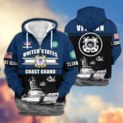 Premium US Veterans Zip Hoodie ATTN260821, Gifts For US Veterans, Gifts On Father's Day, Veterans Day. - Image 31