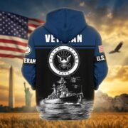 Premium US Veterans Zip Hoodie ATTN260821, Gifts For US Veterans, Gifts On Father's Day, Veterans Day. - Image 12