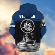 Premium US Veterans Zip Hoodie ATTN260821, Gifts For US Veterans, Gifts On Father's Day, Veterans Day. - Image 15