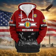Premium US Veterans Zip Hoodie ATTN260821, Gifts For US Veterans, Gifts On Father's Day, Veterans Day. - Image 38