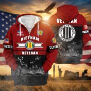 Premium US Veterans Zip Hoodie ATTN260821, Gifts For US Veterans, Gifts On Father's Day, Veterans Day. - Image 40
