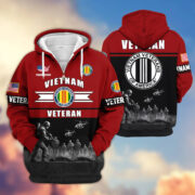 Premium US Veterans Zip Hoodie ATTN260821, Gifts For US Veterans, Gifts On Father's Day, Veterans Day. - Image 40