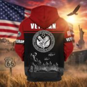 Premium US Veterans Zip Hoodie ATTN260821, Gifts For US Veterans, Gifts On Father's Day, Veterans Day. - Image 36