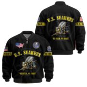 Premium US Veterans Bomber Jacket BPHN190814, Gifts For US Veterans, Gifts On Father's Day, Veterans Day. - Image 11