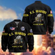Premium US Veterans Bomber Jacket BPHN190814, Gifts For US Veterans, Gifts On Father's Day, Veterans Day. - Image 11
