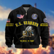 Premium US Veterans Bomber Jacket BPHN190814, Gifts For US Veterans, Gifts On Father's Day, Veterans Day. - Image 12