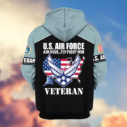 Premium US Veterans Zip Hoodie ATTN080921, Gifts For US Veterans, Gifts On Father's Day, Veterans Day. - Image 25