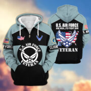 Premium US Veterans Zip Hoodie ATTN080921, Gifts For US Veterans, Gifts On Father's Day, Veterans Day. - Image 23