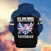 Premium US Veterans Zip Hoodie ATTN080921, Gifts For US Veterans, Gifts On Father's Day, Veterans Day. - Image 28