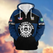 Premium US Veterans Zip Hoodie ATTN080921, Gifts For US Veterans, Gifts On Father's Day, Veterans Day. - Image 30