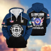 Premium US Veterans Zip Hoodie ATTN080921, Gifts For US Veterans, Gifts On Father's Day, Veterans Day. - Image 29
