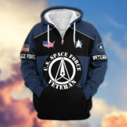 Premium US Veterans Zip Hoodie ATTN080921, Gifts For US Veterans, Gifts On Father's Day, Veterans Day. - Image 33