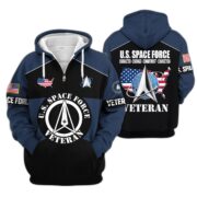 Premium US Veterans Zip Hoodie ATTN080921, Gifts For US Veterans, Gifts On Father's Day, Veterans Day. - Image 32