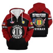 Premium US Veterans Zip Hoodie ATTN080921, Gifts For US Veterans, Gifts On Father's Day, Veterans Day. - Image 38