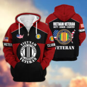 Premium US Veterans Zip Hoodie ATTN080921, Gifts For US Veterans, Gifts On Father's Day, Veterans Day. - Image 38