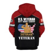 Premium US Veterans Zip Hoodie ATTN080921, Gifts For US Veterans, Gifts On Father's Day, Veterans Day. - Image 37