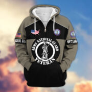 Premium US Veterans Zip Hoodie ATTN080921, Gifts For US Veterans, Gifts On Father's Day, Veterans Day. - Image 9