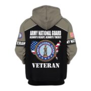 Premium US Veterans Zip Hoodie ATTN080921, Gifts For US Veterans, Gifts On Father's Day, Veterans Day. - Image 10