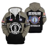 Premium US Veterans Zip Hoodie ATTN080921, Gifts For US Veterans, Gifts On Father's Day, Veterans Day. - Image 8