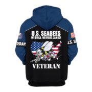 Premium US Veterans Zip Hoodie ATTN080921, Gifts For US Veterans, Gifts On Father's Day, Veterans Day. - Image 16