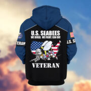 Premium US Veterans Zip Hoodie ATTN080921, Gifts For US Veterans, Gifts On Father's Day, Veterans Day. - Image 16