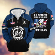 Premium US Veterans Zip Hoodie ATTN080921, Gifts For US Veterans, Gifts On Father's Day, Veterans Day. - Image 14