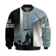 Premium US Veterans Bomber Jacket BPHN140811, Gifts For US Veterans, Gifts On Father's Day, Veterans Day. - Image 24