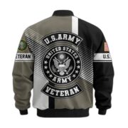 Premium US Veterans Bomber Jacket BPHN140811, Gifts For US Veterans, Gifts On Father's Day, Veterans Day. - Image 4