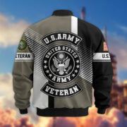 Premium US Veterans Bomber Jacket BPHN140811, Gifts For US Veterans, Gifts On Father's Day, Veterans Day. - Image 4