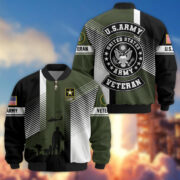 Premium US Veterans Bomber Jacket BPHN140811, Gifts For US Veterans, Gifts On Father's Day, Veterans Day. - Image 5
