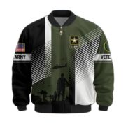 Premium US Veterans Bomber Jacket BPHN140811, Gifts For US Veterans, Gifts On Father's Day, Veterans Day. - Image 6