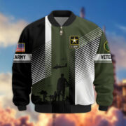 Premium US Veterans Bomber Jacket BPHN140811, Gifts For US Veterans, Gifts On Father's Day, Veterans Day. - Image 6