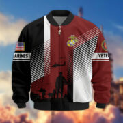 Premium US Veterans Bomber Jacket BPHN140811, Gifts For US Veterans, Gifts On Father's Day, Veterans Day. - Image 18