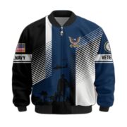 Premium US Veterans Bomber Jacket BPHN140811, Gifts For US Veterans, Gifts On Father's Day, Veterans Day. - Image 12