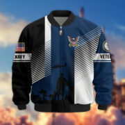 Premium US Veterans Bomber Jacket BPHN140811, Gifts For US Veterans, Gifts On Father's Day, Veterans Day. - Image 12