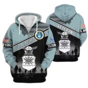 Premium US Veterans Zip Hoodie ATTN040921, Gifts For US Veterans, Gifts On Father's Day, Veterans Day. - Image 23