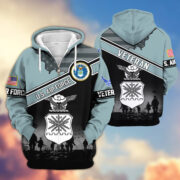 Premium US Veterans Zip Hoodie ATTN040921, Gifts For US Veterans, Gifts On Father's Day, Veterans Day. - Image 23