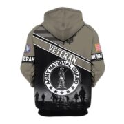 Premium US Veterans Zip Hoodie ATTN040921, Gifts For US Veterans, Gifts On Father's Day, Veterans Day. - Image 10