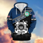 Premium US Veterans Zip Hoodie ATTN040921, Gifts For US Veterans, Gifts On Father's Day, Veterans Day. - Image 30