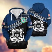 Premium US Veterans Zip Hoodie ATTN040921, Gifts For US Veterans, Gifts On Father's Day, Veterans Day. - Image 29