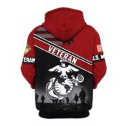 Premium US Veterans Zip Hoodie ATTN040921, Gifts For US Veterans, Gifts On Father's Day, Veterans Day. - Image 18